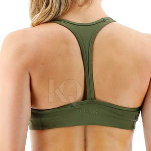 Women Lightweight High Support <b>Padded</b> Adjustable Straps Breathable Mesh Front Yoga <b>Running</b> Fitness Workout Activewear Gym Sports - Product Image 4