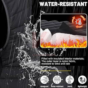 Chaqueta acolchada ligera para hombre con capucha, resistente al agua, a prueba de viento, acolchada, aislada, OEM, color personalizado y diseño para exteriores - Product Image 3