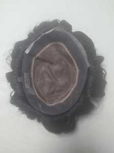 Autrichien Taz Hair Bangladesh Perruque de toupet de cheveux humains mono de qualité supérieure avec corps naturel et styles de vagues profondes Prothesis - Product Image 6