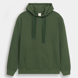 Sudadera con Capucha Negra de Algodón 100% Pesado Personalizada, Informal de Invierno, con Estampado Digital, Hombros Caídos y Bolsillo, Talla 6XL - Product Image 4