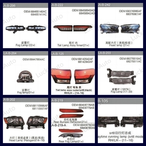 Moldura de parachoques delantero LuckinAuto para Jeep Grand Cherokee <span class=keywords><strong>Summit</strong></span> 2014 <span class=keywords><strong>2015</strong></span> 2016 OEM 68170063AB 68170062AB - Product Image 4