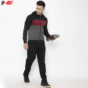 Chándales elásticos de cuatro vías ecológicos de talla grande para hombre de invierno de alta calidad al por mayor ropa deportiva con logotipo personalizado - Product Image 2