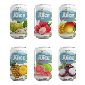 Jus de fruits 100% naturel avec pulpe en gros sous marque privée, en canettes de 250/330/550 ml, saveur naturelle, certifié HACCP HALAL BRCGS FSSC, échantillon gratuit - Product Image 3