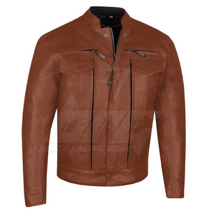 Chaqueta de Motociclista de Cuero para Hombre, Cómoda, Resistente al Fuego, Impermeable, Resistente al Viento, Resistente al Desgaste, Negra, para Invierno, Superventas - Product Image 3