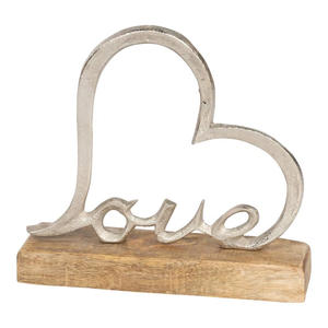 Cadeau de mariage quatre coeurs avec base en bois couleur et tailles personnalisées au prix de gros pour la décoration de la maison et des hôtels - Product Image 4