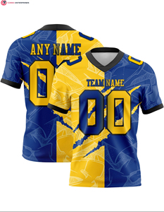 Maillot de football authentique dégradé tendance, personnalisé noir jaune-blanc, en maille 100 % polyester, séchage rapide, respirant, coupe courte - Product Image 2
