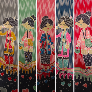 Camiseta de manga corta para mujer con cuello en V y volantes, de material de rayón de alta calidad, de Chrysanta - Product Image 6