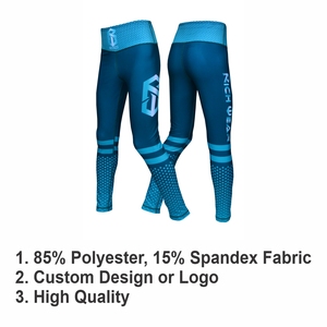 Mallas de Yoga transpirables de secado rápido personalizadas, mallas deportivas de compresión para correr para hombre, mallas de Yoga sin costuras a la moda de cintura alta - Product Image 5