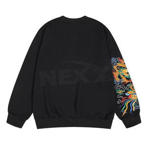 เสื้อสเวตเตอร์ปักลายสีทึบแฟชั่นสำหรับฤดูหนาวเสื้อผ้าแนวสตรีทปรับแต่งโลโก้ได้ - Product Image 2