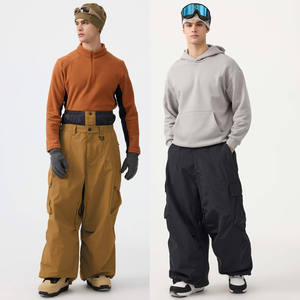 Pantalones de Esquí Impermeables Unisex Hechos a Medida, Talla Grande, Transpirables, Estilo Holgado, Aislantes Térmicos y Cortavientos - Product Image 1