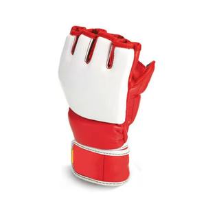 Gants de MMA en cuir PU personnalisés, gants de boxe demi-doigts, gants d'entraînement professionnels pour le sparring et le combat, marque privée - Product Image 3