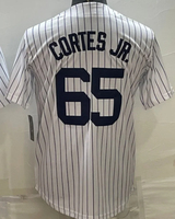 Vente en gros Maillots de baseball cousus New York 11 Anthony Volpe 3 Babe Ruth 26 LeMahieu 48 Anthony Rizzo 65 Nestor Cortes JR