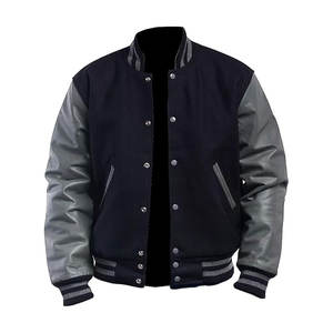 Chaquetas Universitarias Personalizadas con Logotipo para Hombre, Chaqueta de Béisbol Informal de Manga Larga a la Moda, Bordada y Revestida - Product Image 2