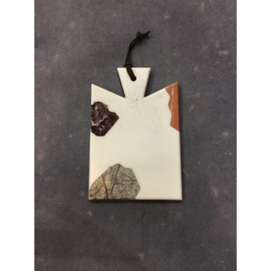 Planche à découper ronde en marbre multifonctionnelle Nouveau design Bloc de cuisine pour fromage et plats divers - Product Image 6