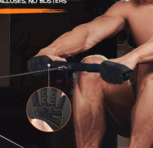 Gants de musculation unisexes en néoprène Roziv Sports, haute qualité, adhérence accrue, respirants, légers, fermeture à enfiler, pour utilisation en salle de sport - Product Image 4