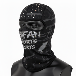 Balaclava de sport pour homme, tissu polyester et élasthanne de haute qualité, 180 GSM, noir, léger, couvre-visage intégral, logo personnalisé, balaclavas pour homme - Product Image 4