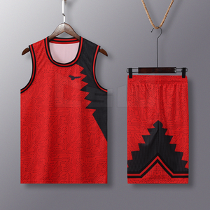 100% Polyester meilleure qualité basket-ball uniforme sport haute qualité sur mesure nouveau Design basket-ball uniforme - Product Image 2