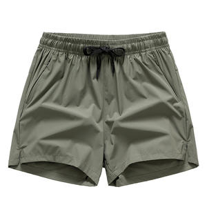 Short de sport décontracté pour homme Short d'entraînement de course respirant en soie de glace à séchage rapide avec poches et cordon de serrage - Product Image 3