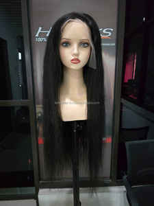 Cabello humano virgen 100% para encaje frontal marrón claro sin cola Color Natural longitud larga al por mayor proveedor caliente - Product Image 2