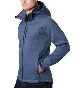 Prix de gros OEM Service personnalisé impression sweats à capuche brodés vestes en polyester softshell pour hommes - Product Image 3