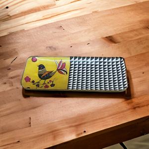 Bandeja Cuadrada de Madera de Mango con Asa, de un Solo Nivel, Colores Surtidos - Almacenamiento Portátil para Cocina y Sala de Estar, Diseño Moderno - Product Image 5