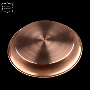 Plateau en cuivre et laiton de nouveau design moderne de luxe de qualité supérieure Plateau de bar en cuivre pur écologique pour la cuisine - Product Image 3