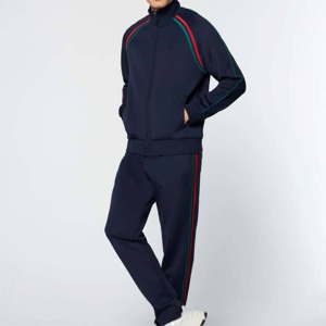 Conjunto de chaqueta y pantalones atléticos de alta calidad transpirable, duradero y perfecto para deportes y atuendos Casuales - Product Image 2
