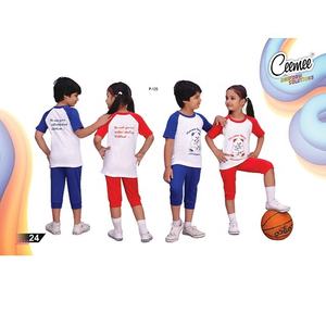 พิมพ์ระเหิดสาวกีฬาเครื่องแบบโรงเรียนที่กำหนดเองขายส่ง OEM โลโก้รายการผ้าทนทานสี - Product Image 2