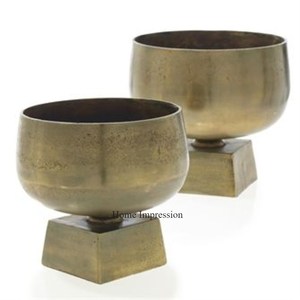 Acabado antiguo de cobre fundido de aluminio, diseñador elegante único, pulido brillante, aspecto atractivo, centro de mesa y decoración - Product Image 3