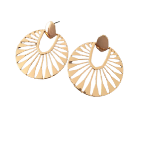2025 American Popular Hammered Brass Jewelry <b>Earrings</b> for Women New Arrival <b>Handmade</b> <b>Earrings</b> Indian Western Fusion <b>Earrings</b> - Product Image 6