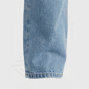 Jeans en denim pour homme, coupe droite, 100% coton enduit, qualité supérieure, lavés, fermetures éclair solides, options personnalisables, vente en gros, OEM - Product Image 6