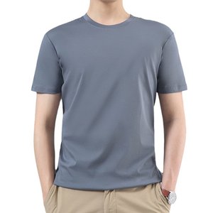 T-shirts unisexes en jersey fin 100% T-shirts unis en coton filé à l'anneau, paquets de gros en vrac - Product Image 3