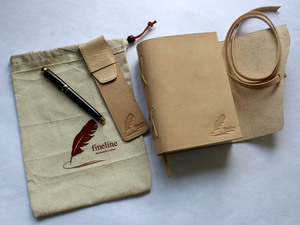 Carnet en cuir véritable de style vintage, journal en cuir véritable avec logo personnalisé en relief pour les voyages et les cadeaux - Product Image 5