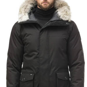 Nouveau style, parka longue et chaude d'hiver, vestes rembourrées, taille ajustable, vestes parka pour adultes, hommes - Product Image 5