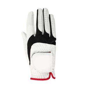 Premium Cabretta Guantes de golf blancos de cuero duradero Sensación cómoda para antideslizante Palm Golf Grip Ropa deportiva Guantes piel de oveja - Product Image 5