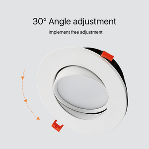 6 inch 5cct LED Gimbal có thể điều chỉnh hướng nhãn cầu ánh sáng Dimmable LED recessed ánh sáng với Hộp nối - Product Image 6