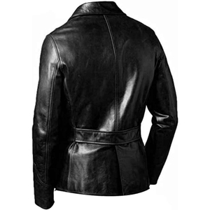 Chaqueta de Invierno Personalizada con Revestimiento de Cuero Puro, Precio de Fábrica, Cuero de Cordero de Pakistán al por Mayor, Chaqueta Negra de Moda para Hombre, Marca Personalizada - Product Image 2