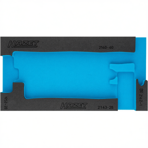 Inserto de Espuma Suave de 2 Componentes Hazet para Cajas de Herramientas 163-464/3 - Product Image 2