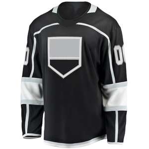 Unisex High Quality Full Sublimation V-Neck Ice Hockey Wear Custom OEM Team Name <b>Embroidery</b> Regular Polyester <b>Adult</b> Sets - Product Image 4