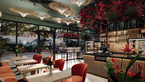 Cà phê hiện đại Bar thiết kế tùy chỉnh nhà hàng nội thất trang trí nội thất cao cấp Nhà hàng hiển thị thực phẩm truy cập - Product Image 5