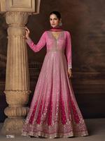 Costume Anarkali en Faux Georgette de Haute Qualité pour les Événements Spéciaux, Look Traditionnel, Meilleur Prix, Livraison Mondiale Rapide Maintenant