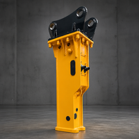 Marteau brise-roche hydraulique pour excavatrice, adapté au béton et à la pierre