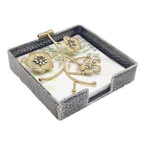 High Quality Floral Metal <b>Napkin</b> <b>Holder</b> in Wholesale Rate From Indian Manufacturer & Exporter - Product Image 1
