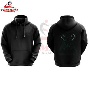 เสื้อมีฮู้ดสำหรับผู้ชายขนาดใหญ่พิเศษไม่มีลายพื้นหนา500 GSM โลโก้ได้ตามต้องการขนาดพลัสไซส์ - Product Image 1