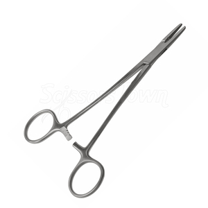 Porte-aiguille en bois Crile Fabricant d'instruments dentaires médicaux chirurgicaux en acier inoxydable dentelé de 6 pouces - Product Image 2