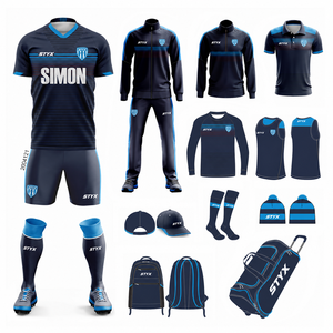 Maillot de football à séchage rapide, fabricant en gros, uniforme d'équipe de football personnalisé pour hommes, nom et numéro du joueur imprimés, usine OEM - Product Image 6