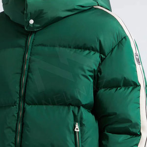 แจ็คเก็ตพัฟเฟอร์ผู้ชายดีไซน์ยอดเยี่ยมประจำปี 2024 บริการ OEM ผลิตตามสั่ง เสื้อคลุมกันหนาวทรงพองสูง คอตั้ง สไตล์ไฮสตรีทสุดเท่ - Product Image 5