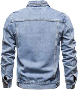 Chaquetas de hombre Chaquetas de mezclilla transpirables para hombre Chaquetas de jeans de talla grande para hombre Hecho en Pakistán Logotipo y diseño personalizados - Product Image 2