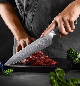 มีดเชฟเหล็กดามัสกัสแบบมืออาชีพมีดเชฟเหล็กดามัสกัสสำหรับใช้ในครัวมีดสำหรับเชฟทำมือ - Product Image 5
