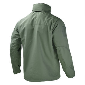 Chaqueta bomber larga de cuero personalizada directa de fábrica para hombre, transpirable, impermeable, estilo Hip Hop, lona, precio al por mayor para invierno - Product Image 3